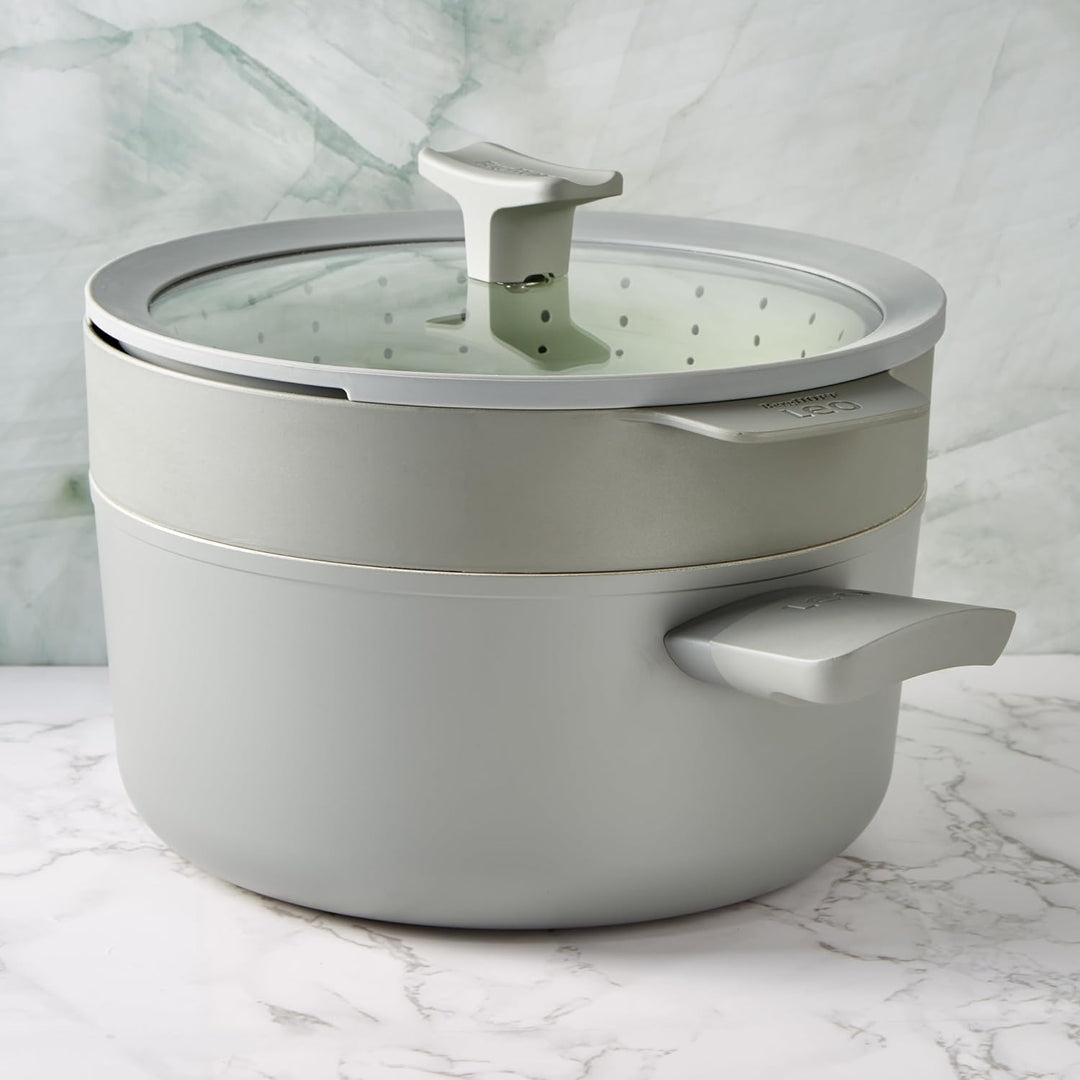 BergHOFF Leo Antihaft Suppen-/ Gemüsetopf mit Deckel Balance Moonmist 24x11,50cm