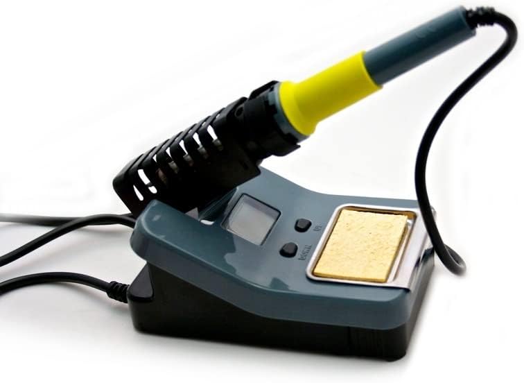 edi-tronic Digitale Regelbare Lötstation ZD-8906L 160-520°C 48W Lötkolben Lötkolbenablage Lötschwamm