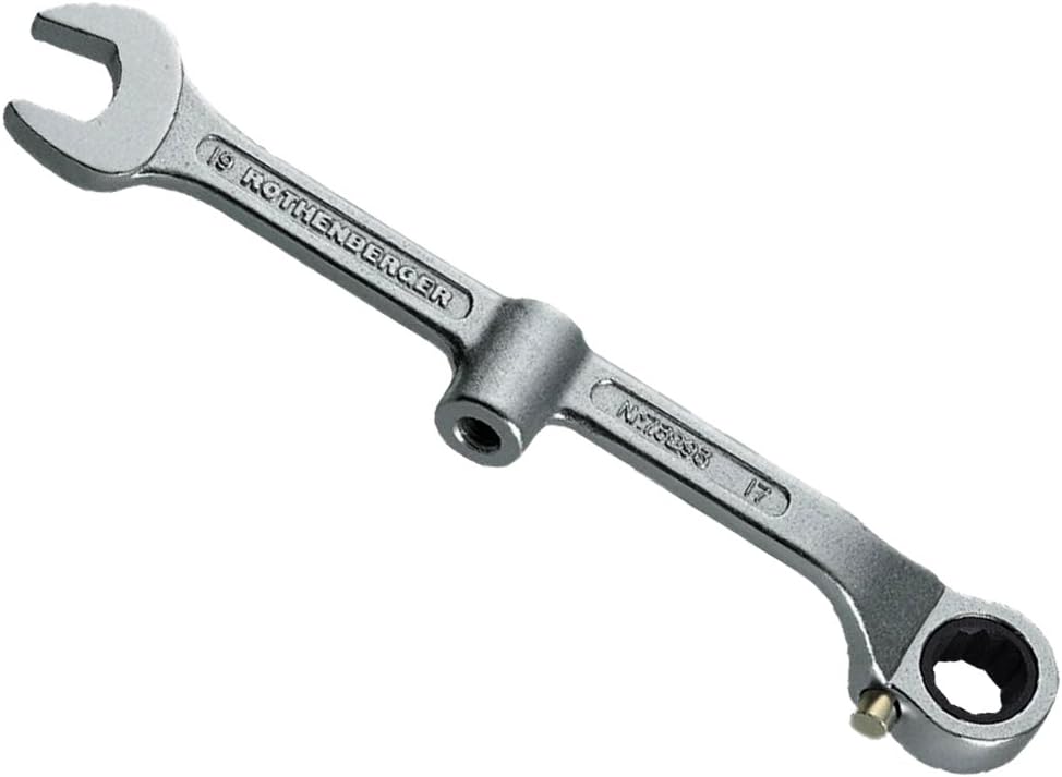 Rothenberger Ringratschen-Express-Schluessel M10 Maul-SW 19 x Ring-SW 17, 1 Stück, 73293