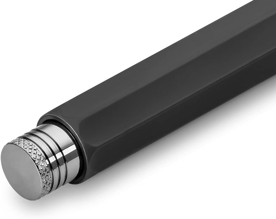 Kaweco Sketch Up Black Fallbleistift 5,6 mm 5B I hochwertiger Minenbleistift aus massivem Metall in