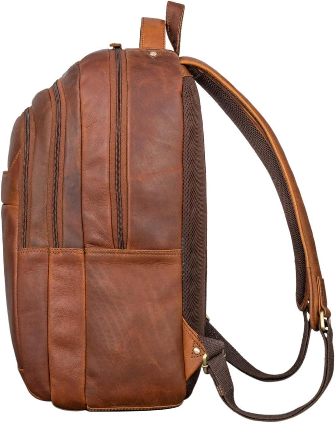 STILORD 'Keno' Leder Rucksack mit Laptopfach 15,6 Zoll Business Rucksack Herren und Damen Bürorucksa