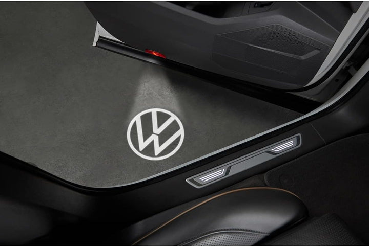Volkswagen 000052120F Einstiegsbeleuchtung Leuchten Einstiegsleuchte Projektor, mit neuem VW Logo, n