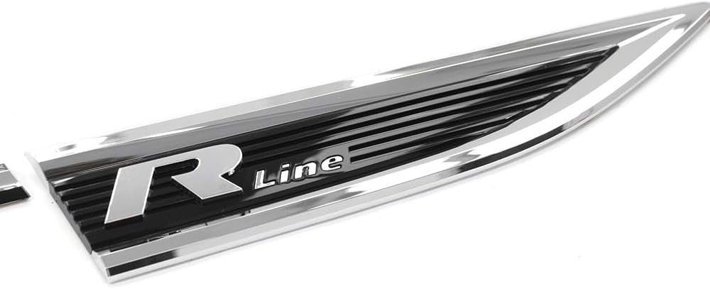 Plaketten Set seitlich Kotflügel Emblem Tuning Logo T-Cross