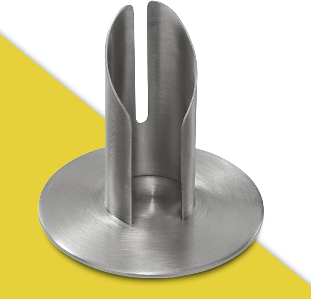 WikaKerzen Kerzenleuchter für Kerzen - Kerzenständer in Silber & Gold gebürstetem Messing Metall - K