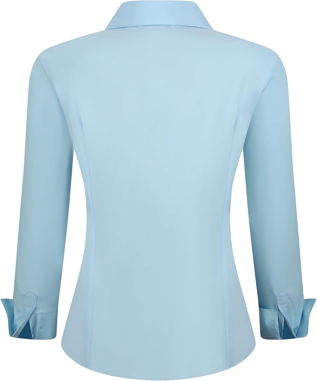 Alex Vando Bluse Damen Langarm Hemd Damen Stretch – Business Button Down Shirts, Bügelfrei Arbeitshe