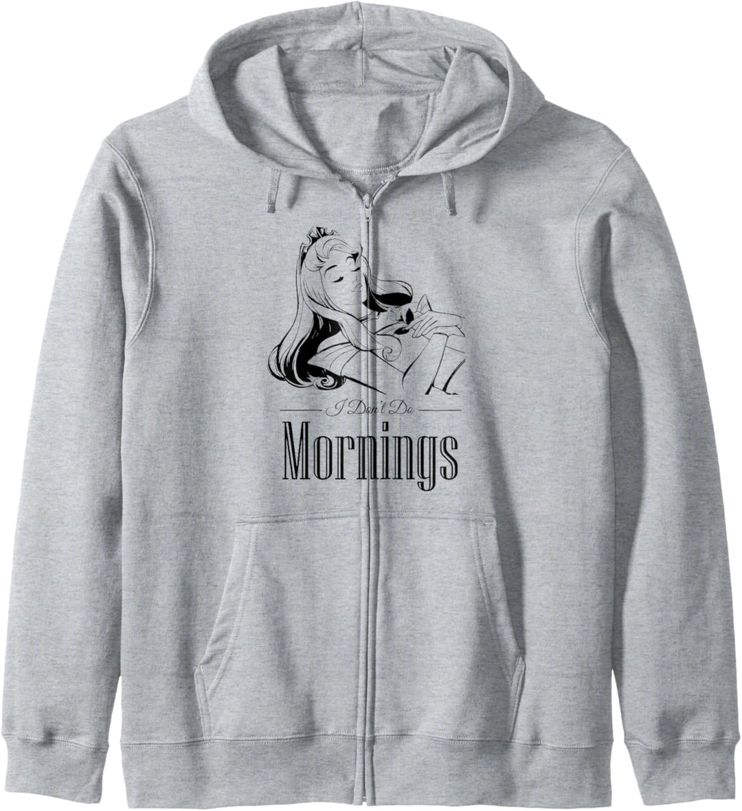 Disney Sleeping Beauty I Don't Do Mornings Kapuzenjacke