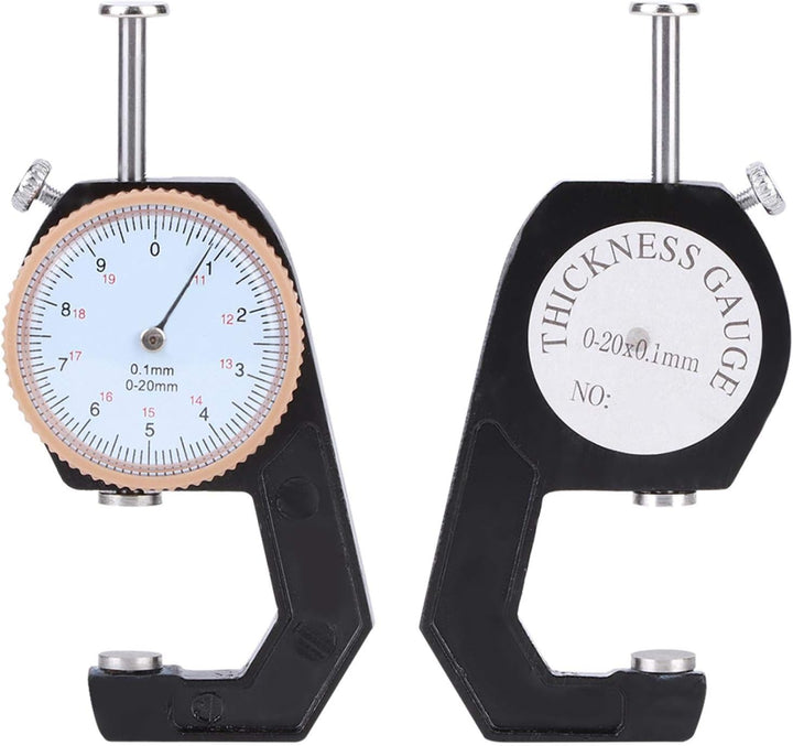 0-20 Mm Dickenmessgerät Spitzer/Flacher Kopf R Es Zifferblatt Genauigkeitsmesswerkzeug Flacher Spitz