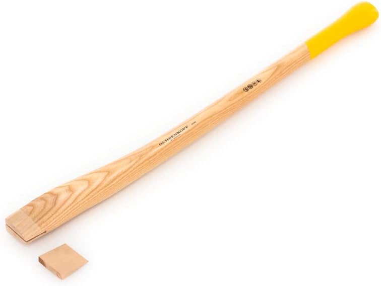 OCHSENKOPF Ersatzstiel für Spaltbeil, Stiel aus Eschenholz, 850 mm, 725 g, Knauf, Forstwerkzeug, OX