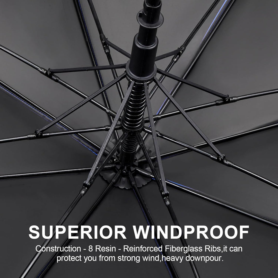 G4Free 62/68/72 Inch UV-Schutz Winddicht Sonnen- und Regenschirm Golfschirm Autorisches Öffnen Doppe