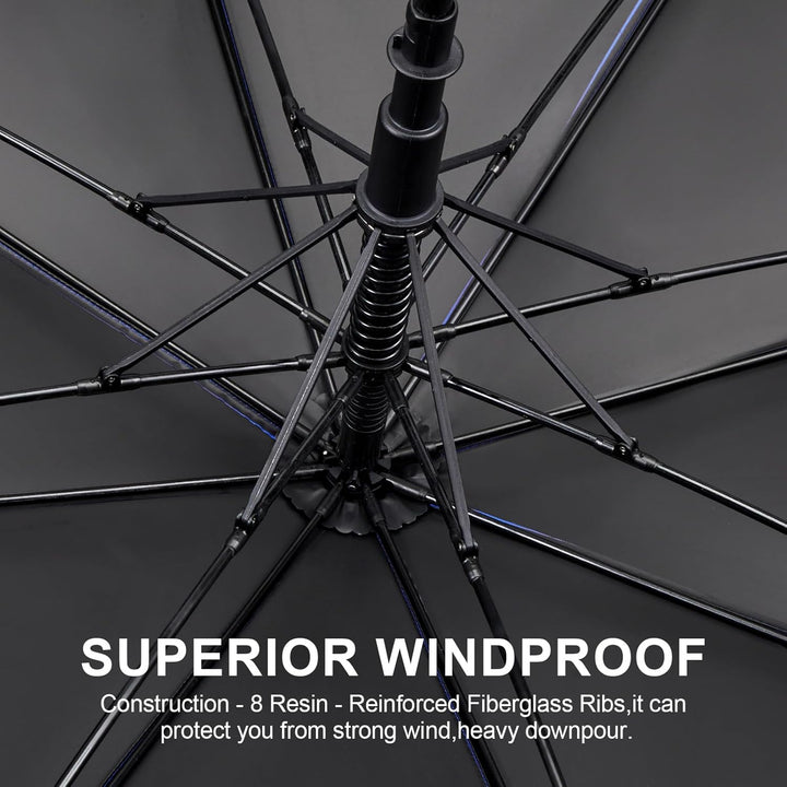 G4Free 62/68/72 Inch UV-Schutz Winddicht Sonnen- und Regenschirm Golfschirm Autorisches Öffnen Doppe