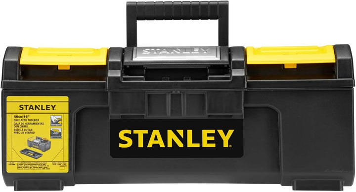 Stanley Werkzeugbox / Werkzeugkoffer Basic 1-79-216 (16", 39x22x16cm, Koffer mit Schnellverschluss u