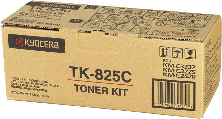 Kyocera 1T02FZCEU0 TK-825C Tonerkartusche 7.000 Seiten, cyan, cyan