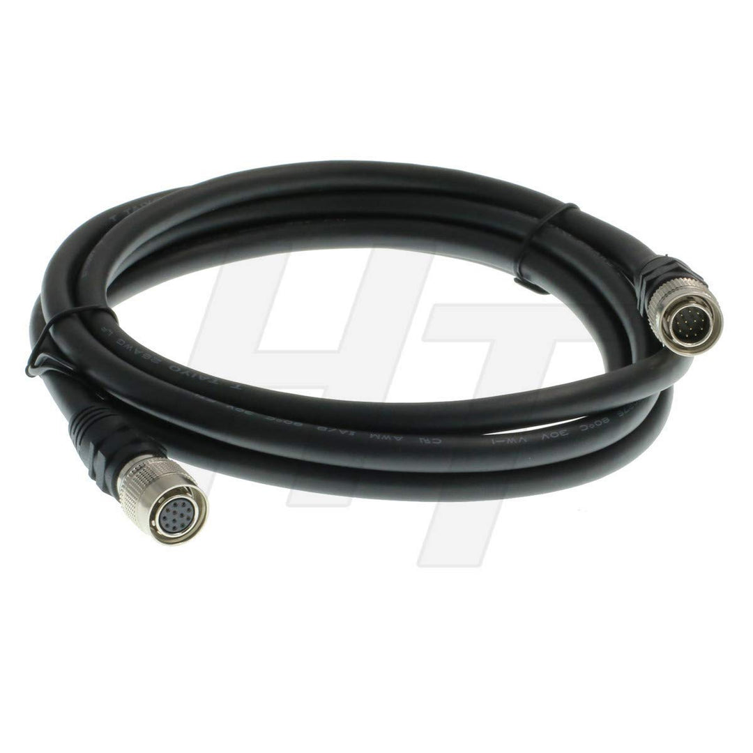 DXC-950 990 Kabel 12 Pin Hirose Stecker auf Buchse für Sony Hitachi CCD Kamera CCXC-12P02N (2 Meter)