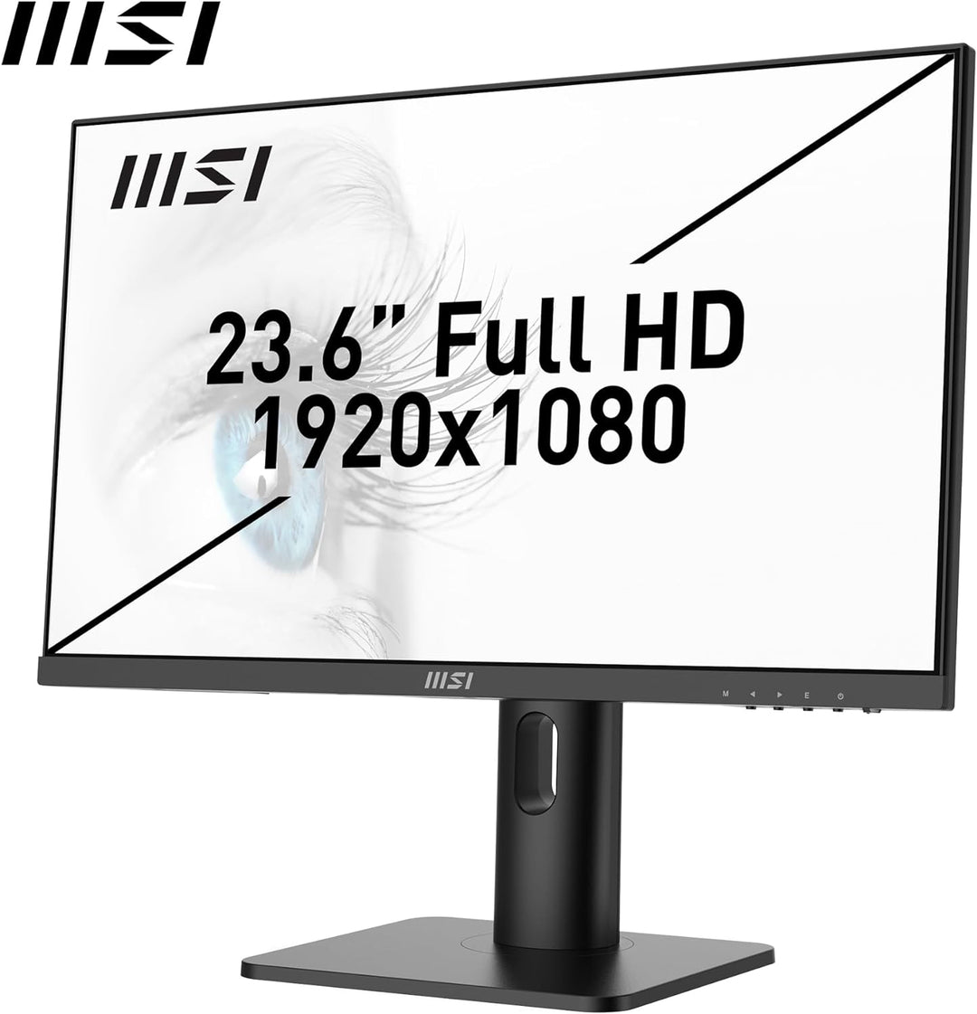 MSI PRO MP243XPDE 60cm (23,8 Zoll) IPS LED Monitor, FHD 1920x1080, 100 Hz, 1 ms, FreeSync, Rahmenlos