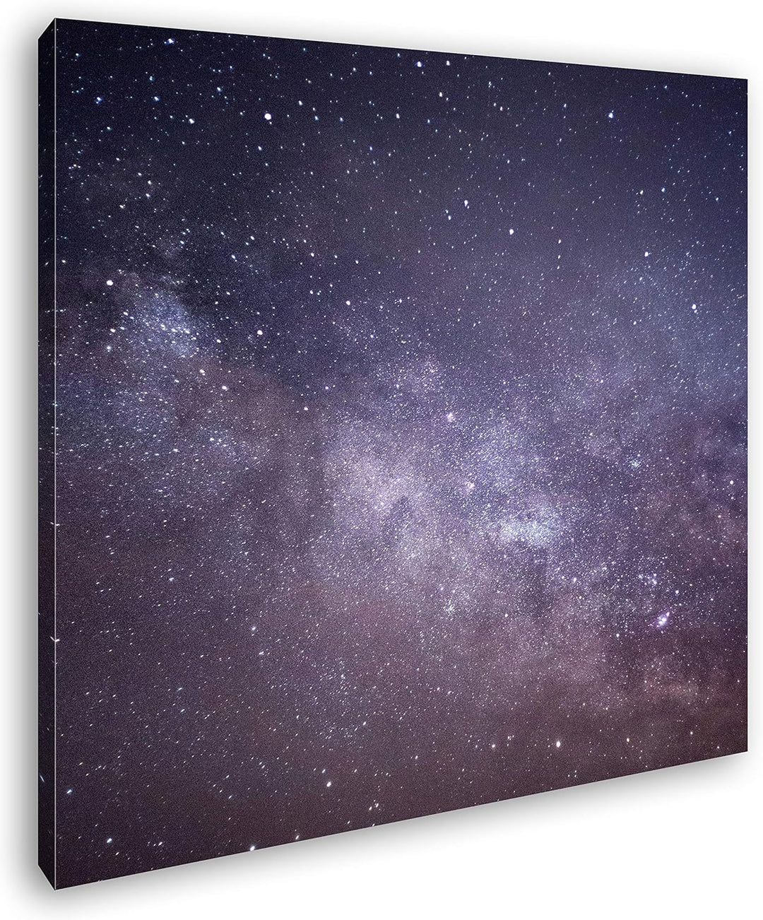 deyoli Zauberhafte Milchstrasse Format: 60x60 als Leinwand, Motiv fertig gerahmt auf Echtholzrahmen,