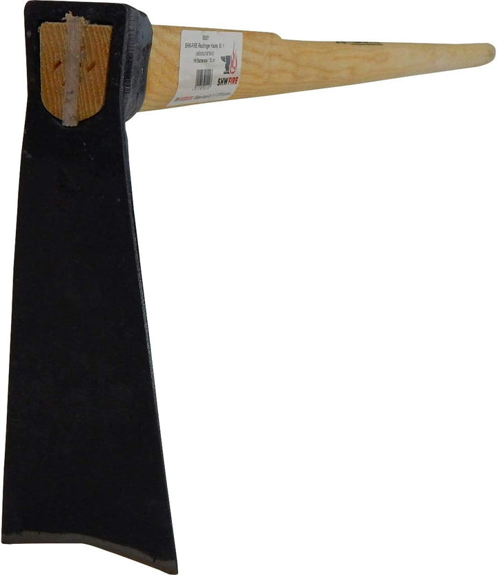 SHW-FIRE Reutlinger Hacke - Gartenhacke - Reuthacke für Harte Böden, Eschenholzstiel 135cm