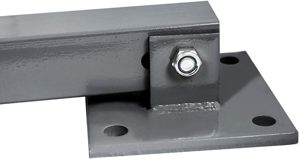 Ansobea Parkpfosten mit 3 Schlüssel klappbar Absperrpfosten, Stahl Parkplatzsperre Parkplatzsperren