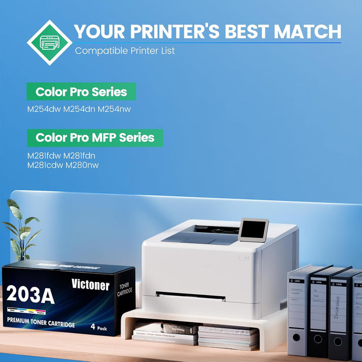 203A 203X MFP M281fdw Toner: für HP 203A 203X Color Laserjet Pro MFP M281fdw M281fdn M254dw M281cdw