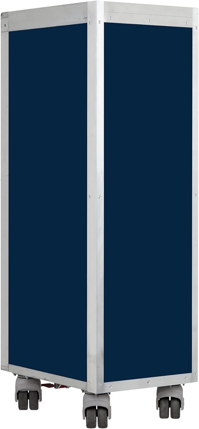 VanDeBord Flugzeugtrolley Uni Airlineblau, Gebrauchtes Original aus der Luftfahrt - ausgemustert und