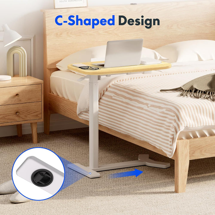 FLEXISPOT Beistelltisch H5 - Flexibler Laptoptisch und Betttisch mit neigbarer Tischplatte, höhenver