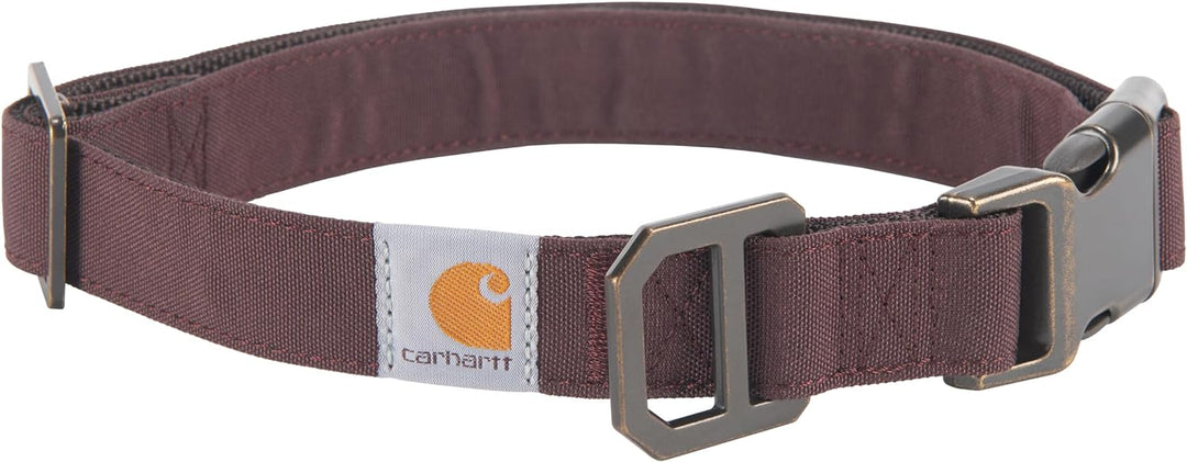 Carhartt Hundehalsband, Nylon, Entenmuster, Gr. M Deep Wine (Nylon-Segeltuch und Gurtband) Medium, D