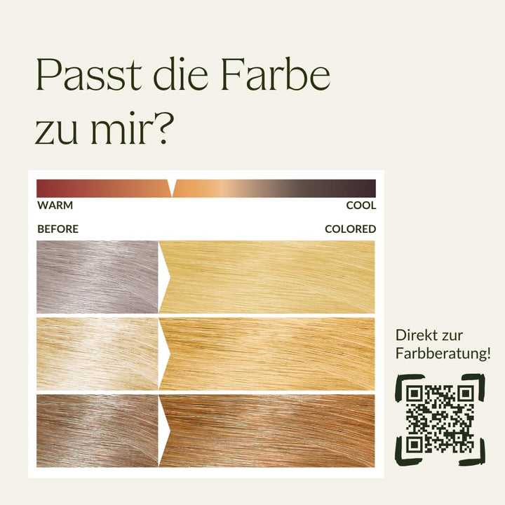 khadi SONNENBLOND Pflanzenhaarfarbe, Haarfarbe für glänzendes Honigblond bis zu kräftigem, sommerlic