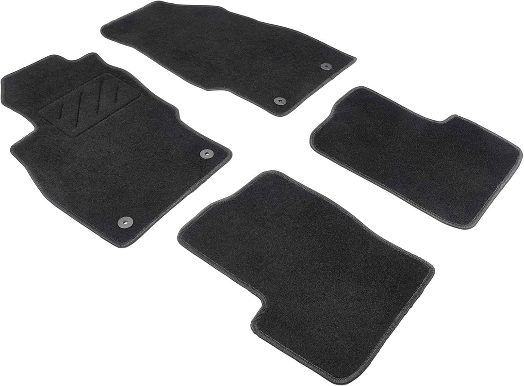 WALSER Auto Teppiche kompatibel mit Opel Corsa D (S07) 07/2006-08/2014, 100% passgenaue Auto Fussmat