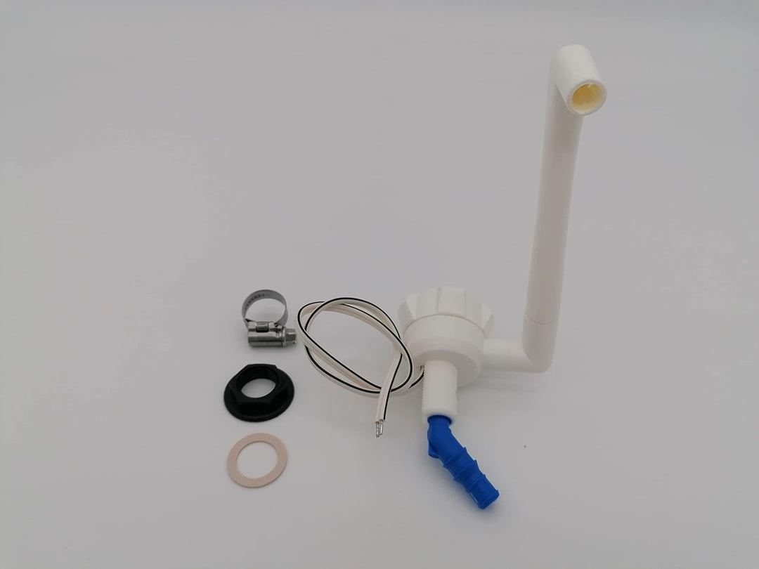 CR-MOESANCO® Set für Lababo Wohnwagen mit Schalter und Schlauchschelle aus Edelstahl, für Wohnmobile