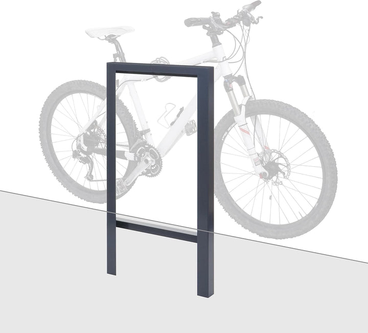Mendler Fahrradbügel HWC-J74 Fahrradständer Anlehnbügel, verzinkter Karbonstahl Outdoor-pulverbeschi