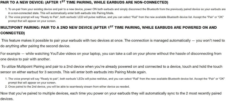 Skullcandy Rail In-Ear Wireless-Kopfhörer, 42 Std. Akkulaufzeit, Skull-iQ, Alexa-Unterstützung, Mikr