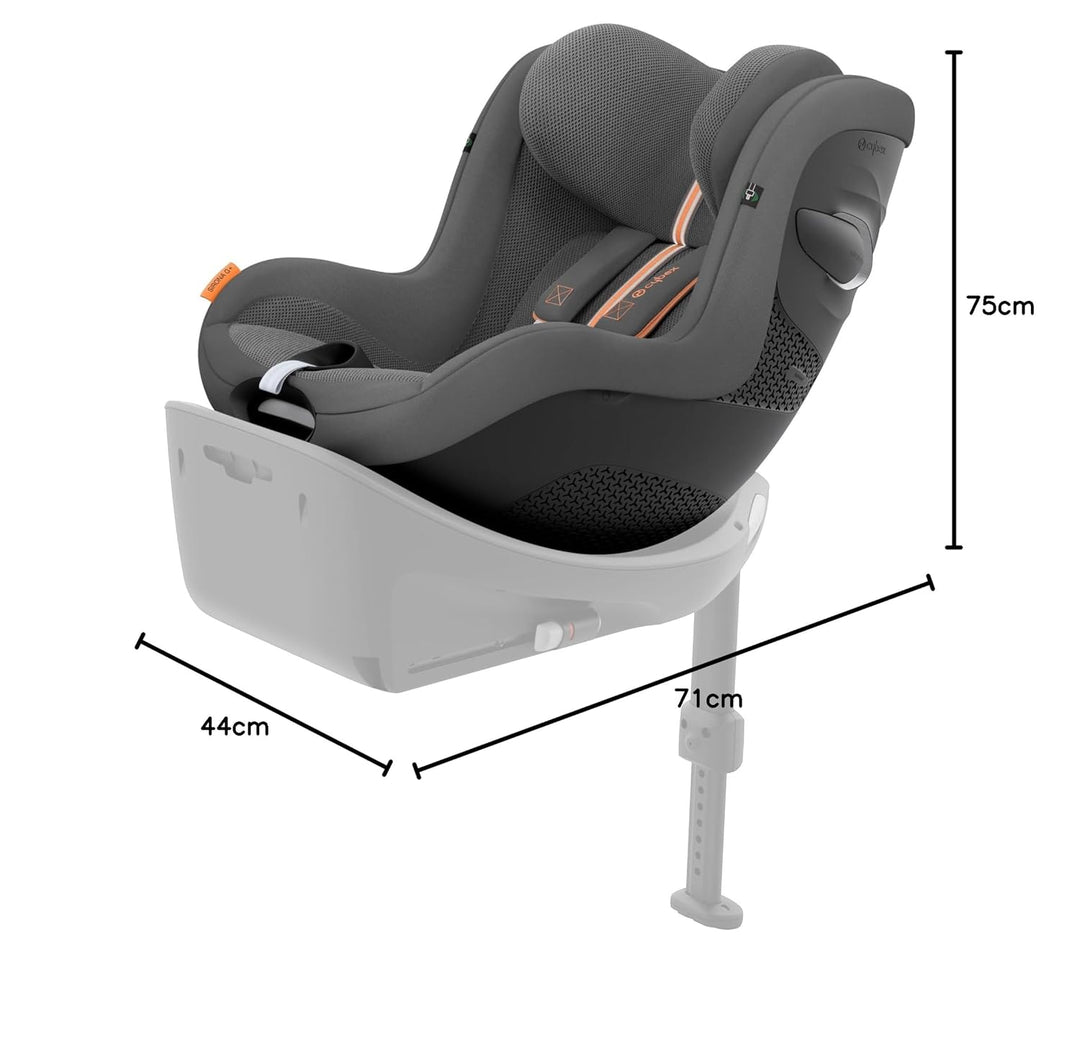 CYBEX Gold Kinder-Autositz Sirona G i-Size Plus, Ohne Base, Ab ca. 3 Monaten bis 4 Jahre, Max. 19 kg