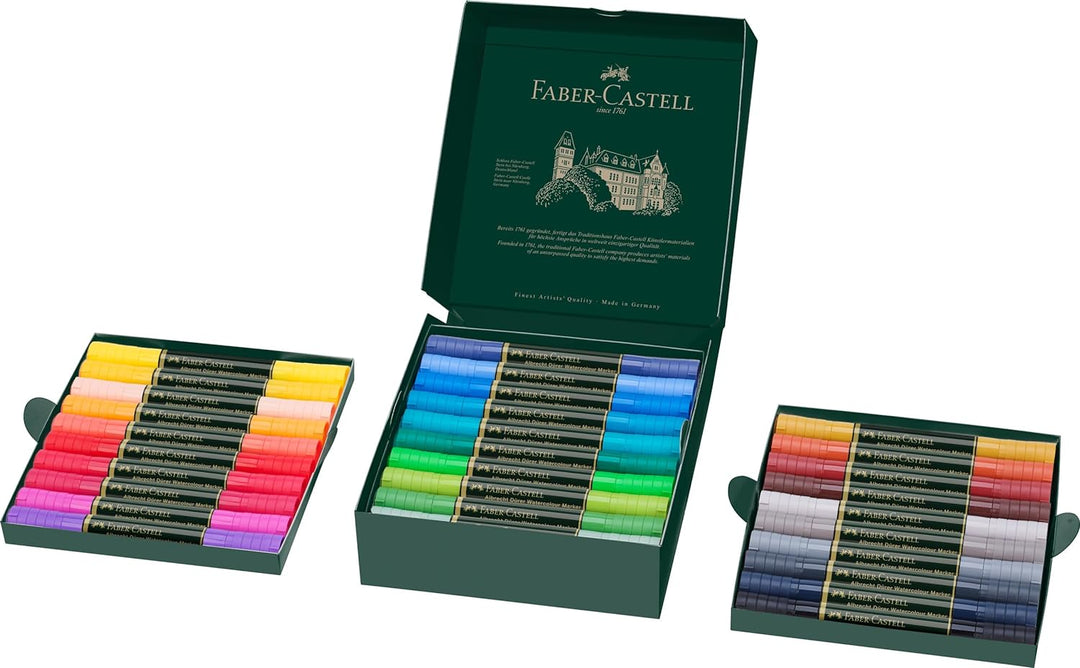 Faber-Castell 160330 Aquarellmarker Albrecht Dürer mit Doppelspitze für flächigen und präzisen Farba