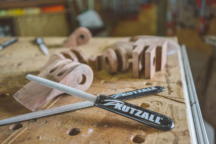 Kutzall Original 8 "Halb-Runde Hand Raspel - Grob, Für Holzbearbeitung Und -Formung, W/Ergonomischer