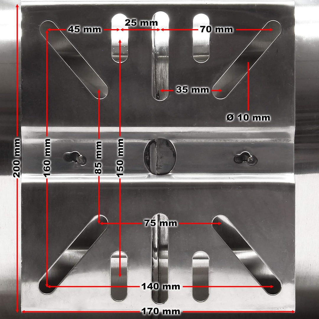 Edelstahl 100 l Ausdehnungsgefäss für Hauswasserwerke und Druckerhöhungsanlagen mit EPDM Membran