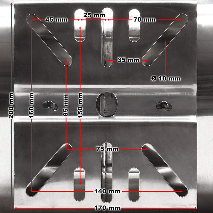 Edelstahl 100 l Ausdehnungsgefäss für Hauswasserwerke und Druckerhöhungsanlagen mit EPDM Membran