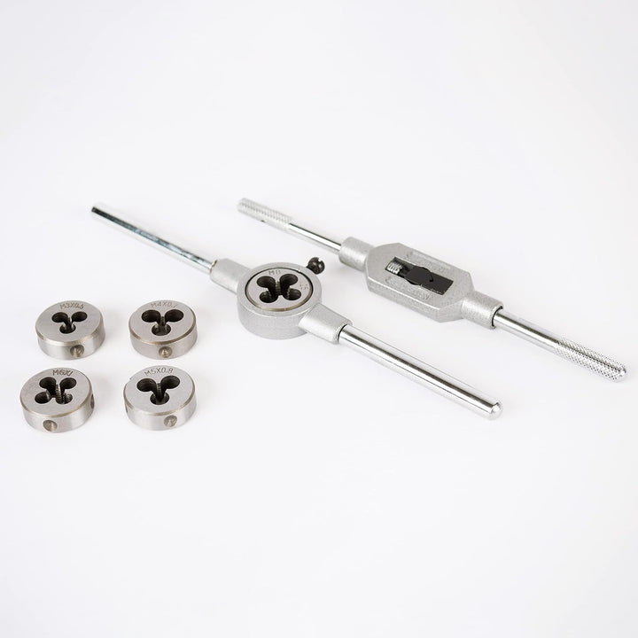 GSR Profi Gewindeschneidsatz, 14-teilig, Gewindebohrer Set M3-M12 WS, Handgewindebohrer, Gewindeschn