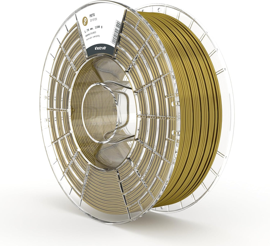 extrudr® PETG ø1.75mm (1.1kg) 'BRONZE' - 3D Drucker Filament - Made in Austria - höchste Qualität zu