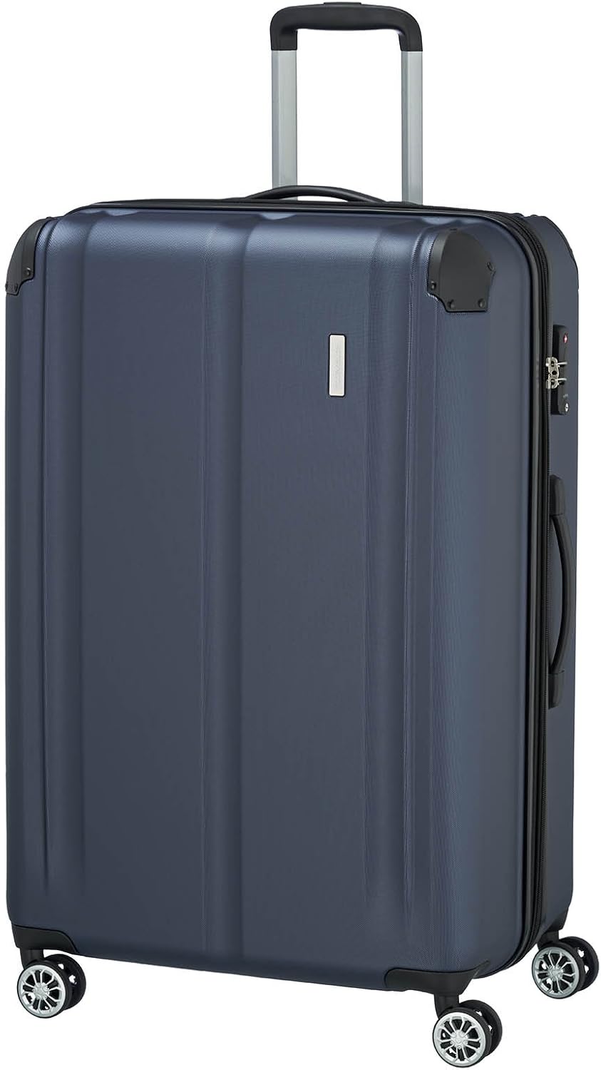 Travelite 4-Rad Koffer Set Grössen L/M/S mit TSA Schloss + Dehnfalte (ausser Grösse S), Gepäck Serie