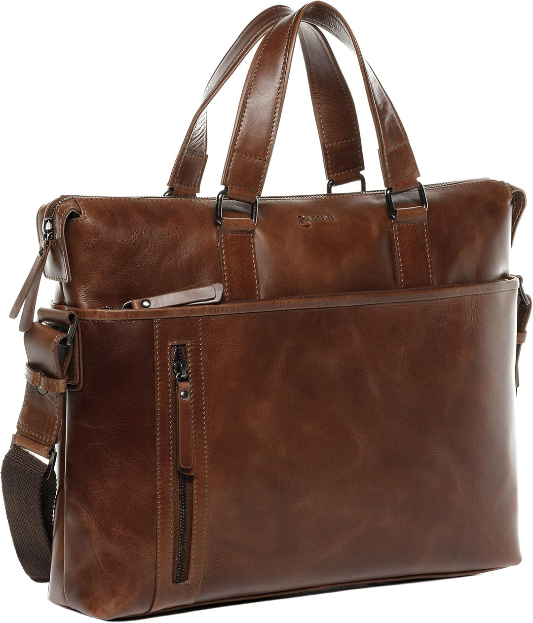 BACCINI Laptoptasche LEANDRO aus Premium Leder I Business-Tasche gross für Herren 15 Zoll extra Lapt