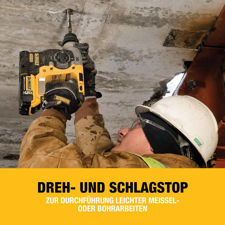 DEWALT SDS-plus XR Akku-Kombihammer / Schlagbohrmaschine DCH273NT (18V, bürstenlos, 24mm, ideal für