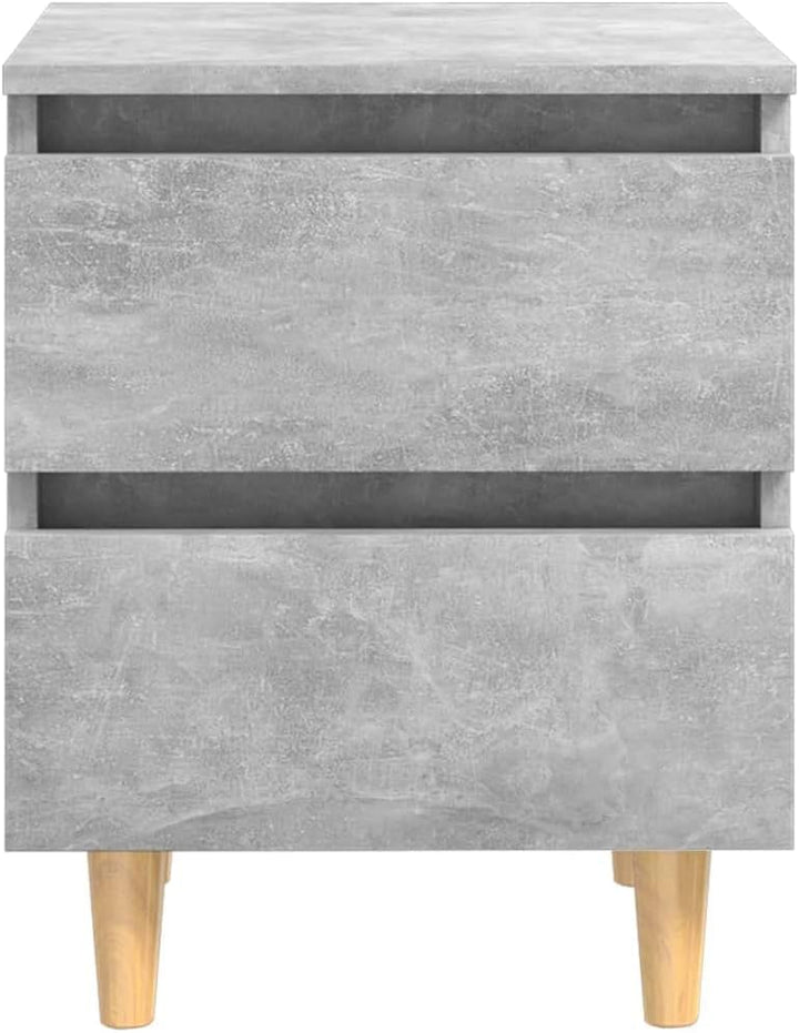 FIRBNUS Bedside Table Nachtkonsole Beistelltisch mit Stauraum Night Stand Nachttisch mit Kiefernholz