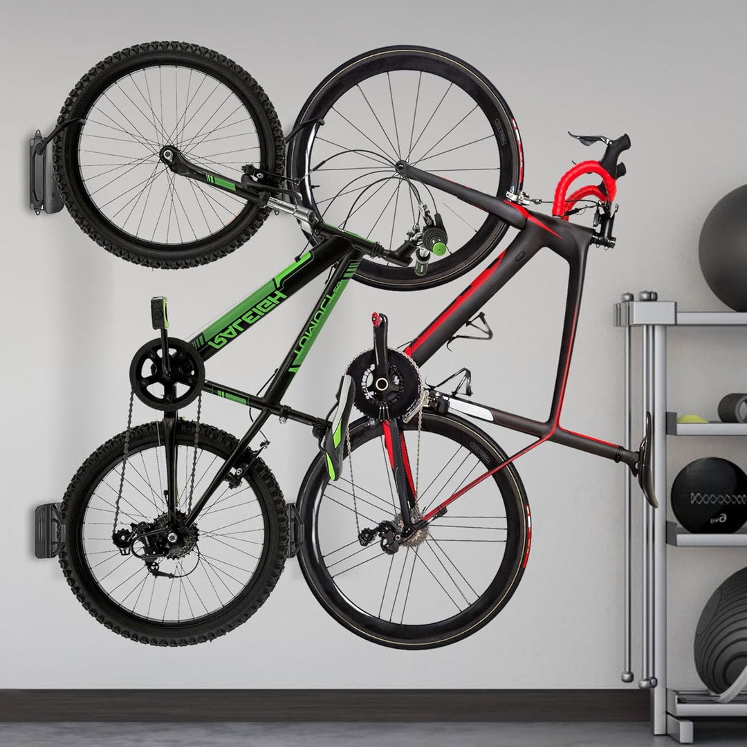 Mimoke Fahrrad Wandhalterung Fahrradhalter - Fahrradaufhänger Winkel und Wandabstand einstellbar, kl