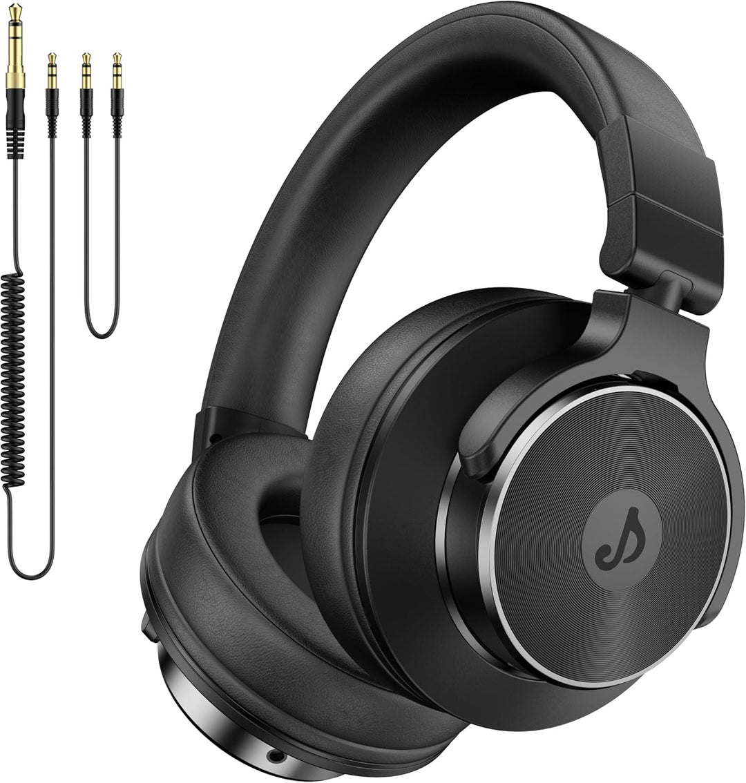 syndesmos Over Ear Kopfhörer mit Kabel, 50mm Treiber DJ Kopfhörer Professionell Studio Kopfhörer 3,5