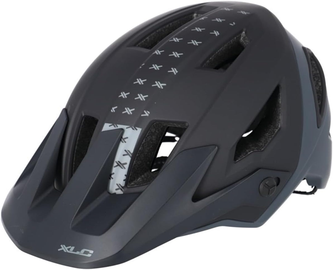 XLC Unisex – Erwachsene Enduro Fahrradhelm 54-58 Schwarz, 54-58 Schwarz
