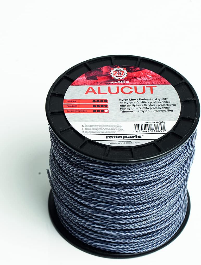 Mähfaden HYBRID TWIST Alucut 2,7mm 240m Trimmerfaden 4-Kant gedreht