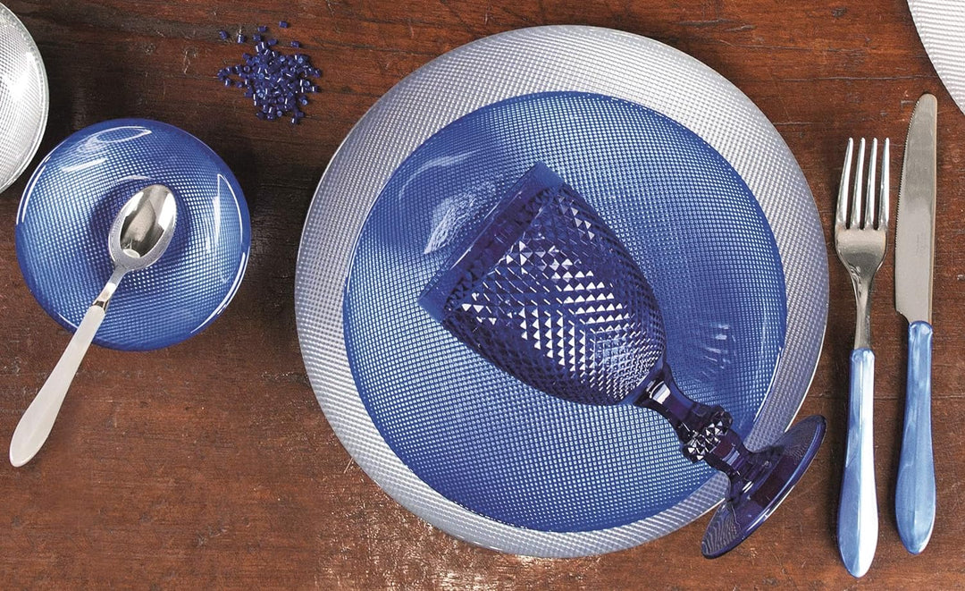 Excelsa Brunch Time Gläser Set, 6-teilig blau, Blau