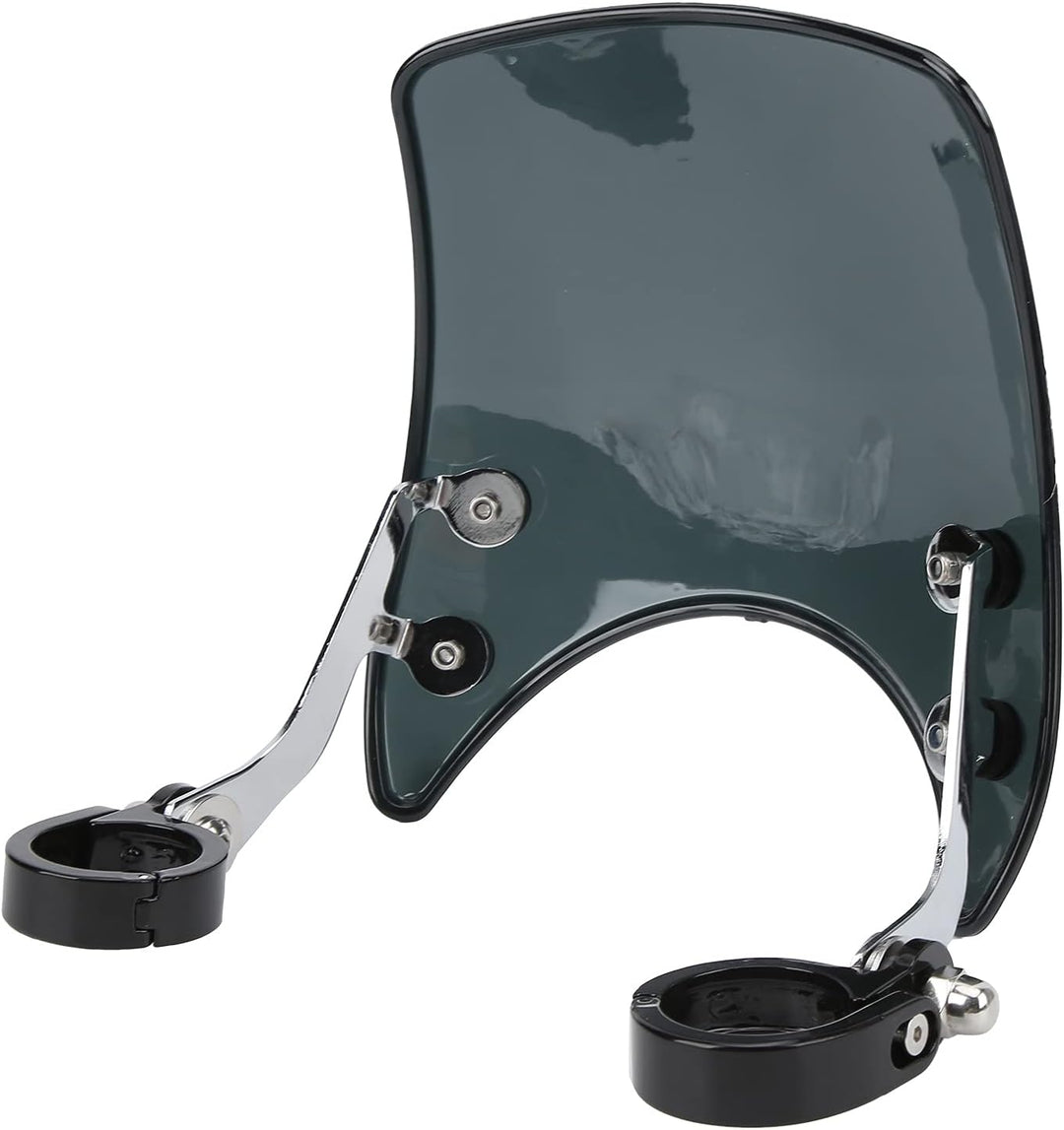 Aramox Motorrad Windabweiser Scheinwerferverkleidung, Universal Motorrad Windschutzscheibe Scheinwer