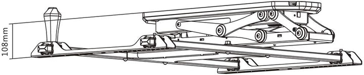 MultiBRACKETS - Motor Ceiling Mount Large - Deckenhalterung mit Motor, Fernbedienung mit Funkfrequen