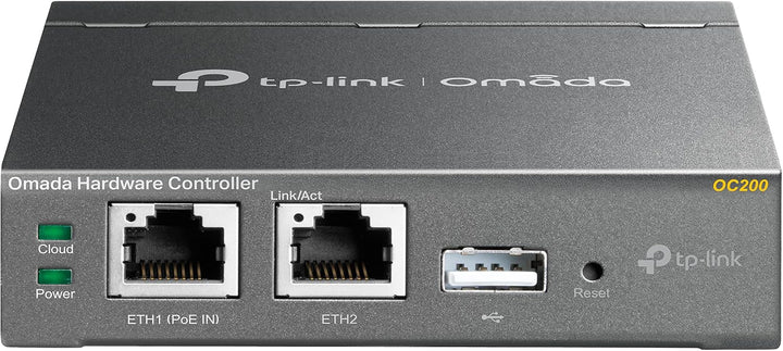 TP-Link OC200 Omada Hybrid PoE Hardware Controller für EAP Serie, USB Port für automatisches Backup,