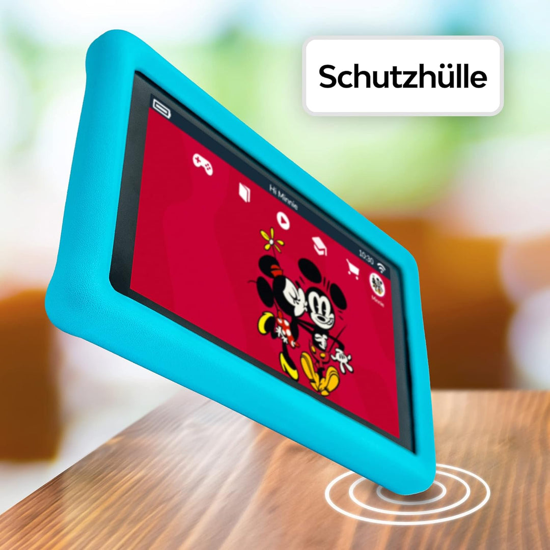 Disney Mickey & Friends Bundle - 7" Pebble Gear Kids Tablet mit Bumper & Kopfhörer, elterliche Kontr